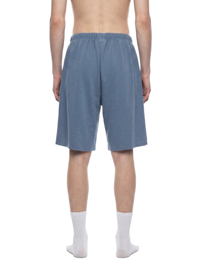 Saint Luciel Vintage Wash Sunfade Waffle Raw Hem Shorts