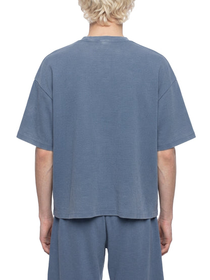 Saint Luciel Vintage Wash Sunfade Boxy Waffle T-Shirt
