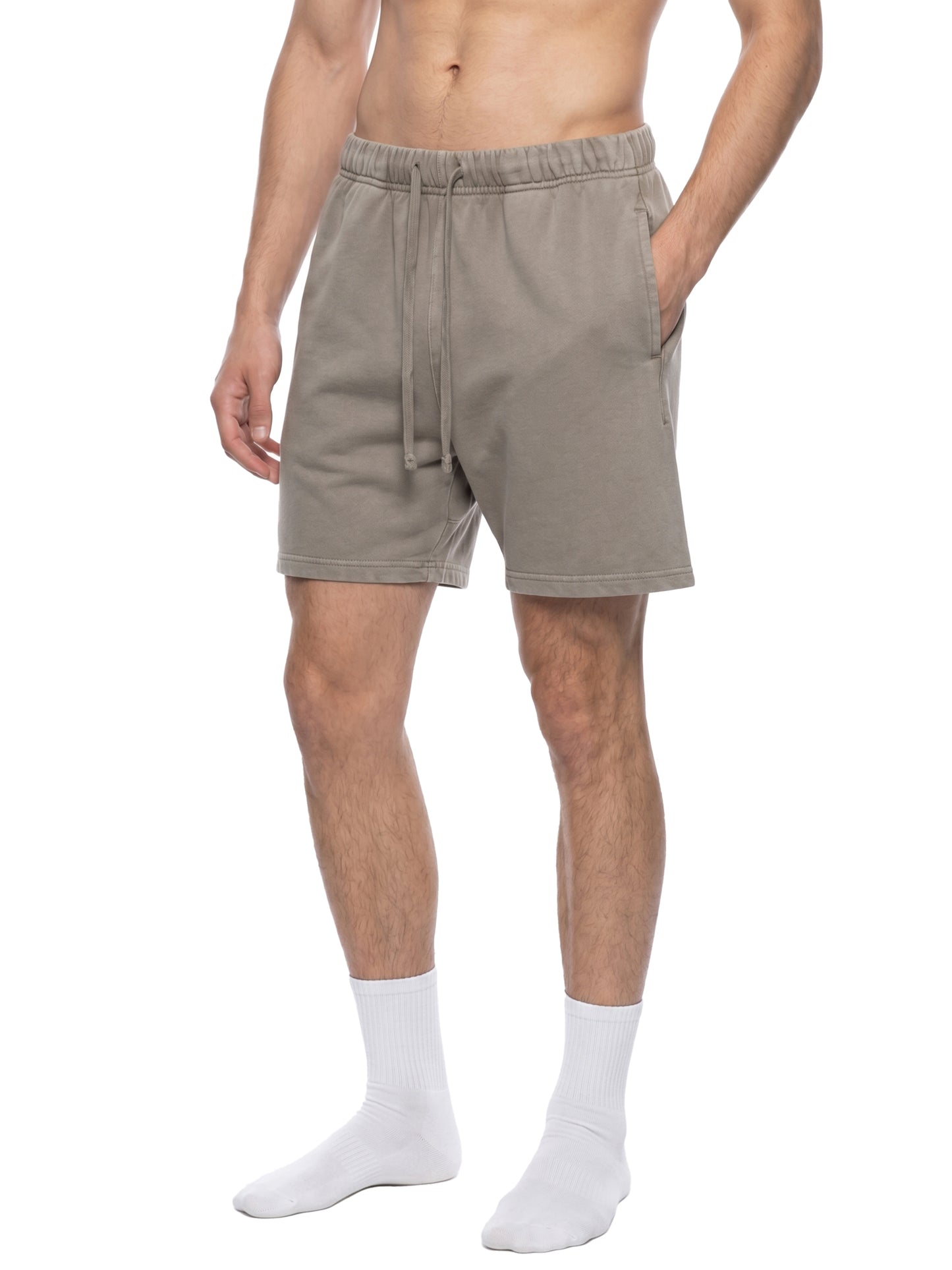 Saint Luciel Vintage Wash Cotton Shorts
