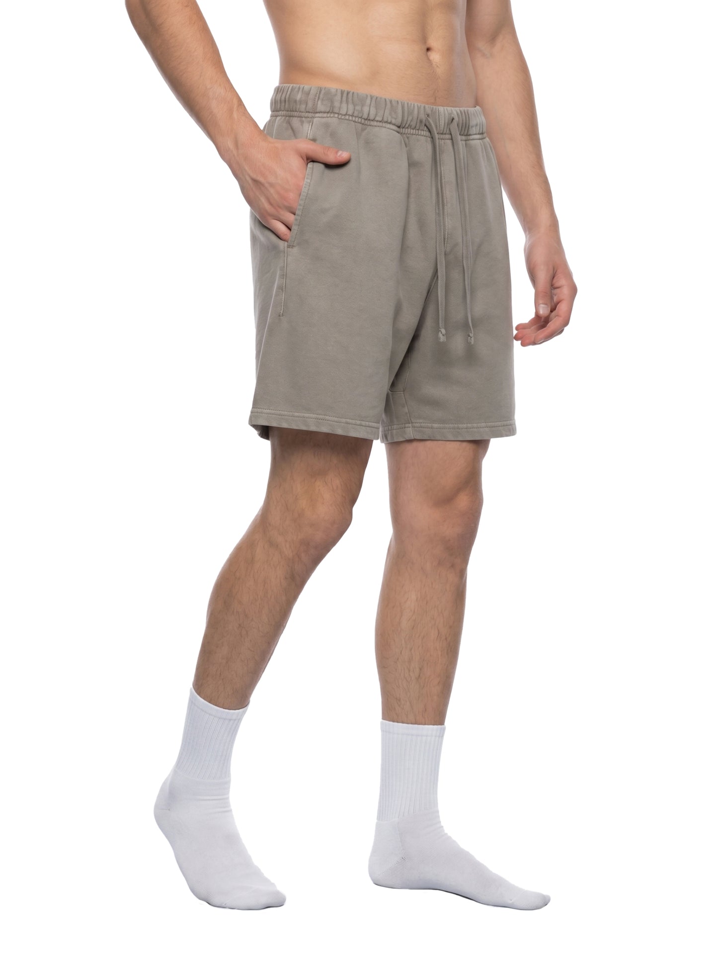 Saint Luciel Vintage Wash Cotton Shorts