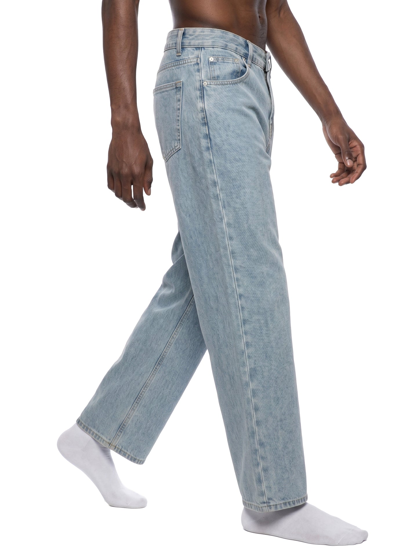 Saint Luciel Vintage Wash Straight Leg Jeans
