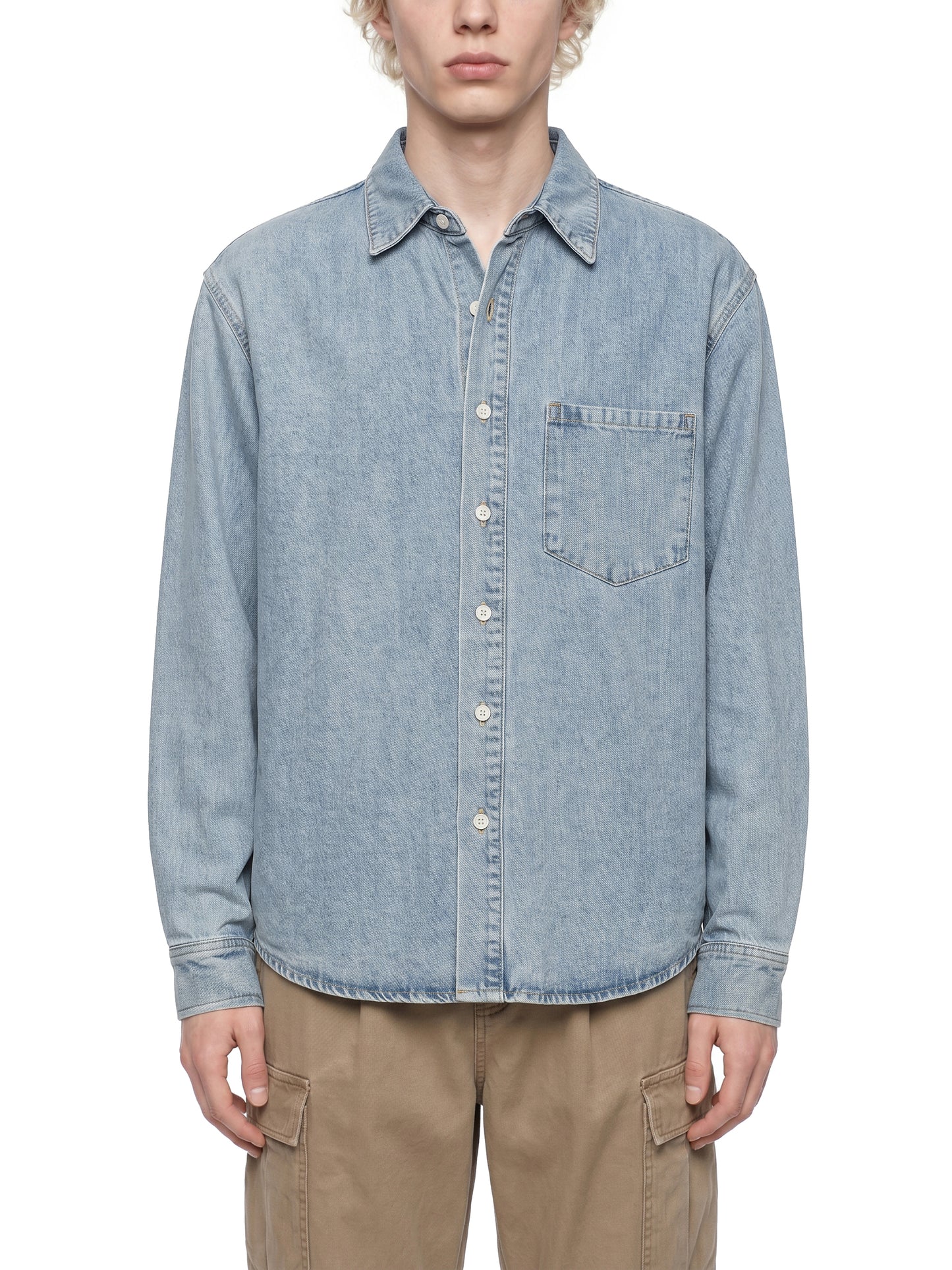 Saint Luciel Vintage Wash Denim Shirt