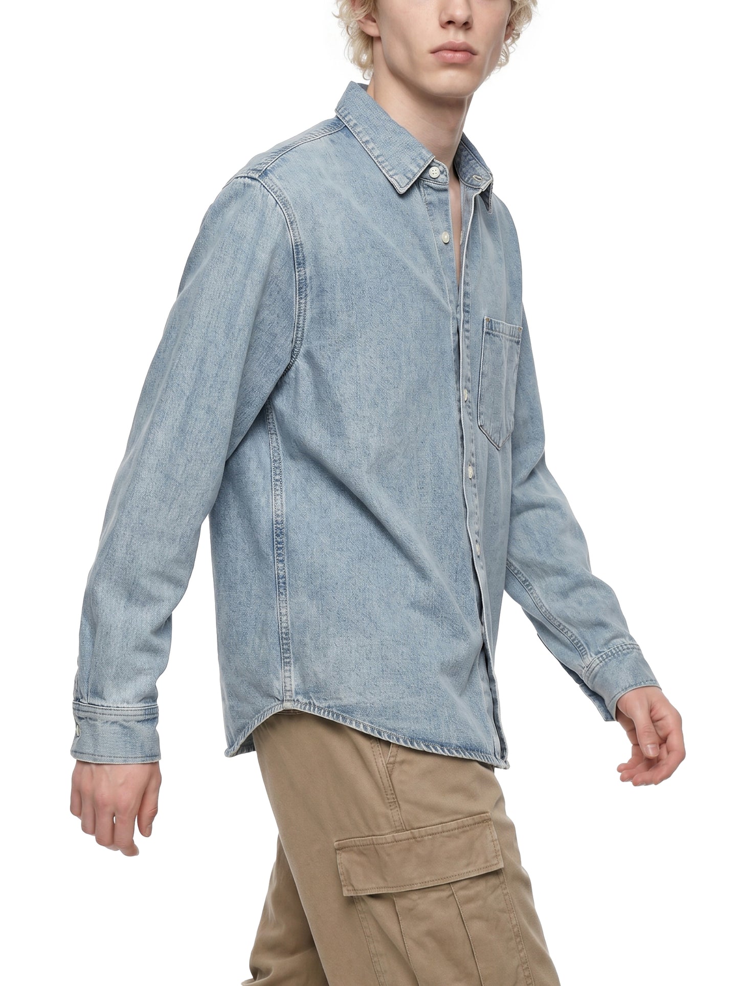 Saint Luciel Vintage Wash Denim Shirt