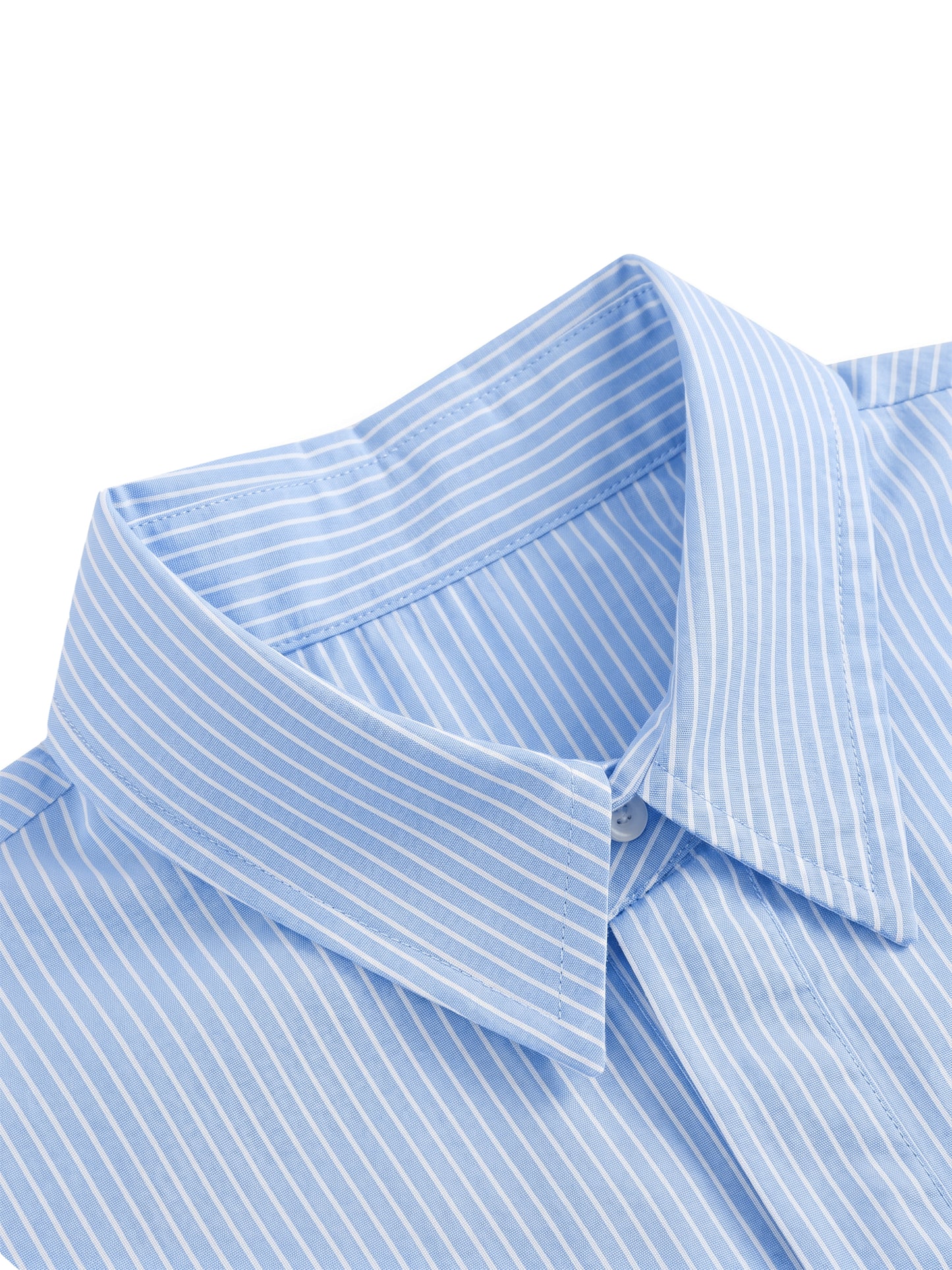 Saint Luciel Women’s Striped Boxy Cropped Shirt