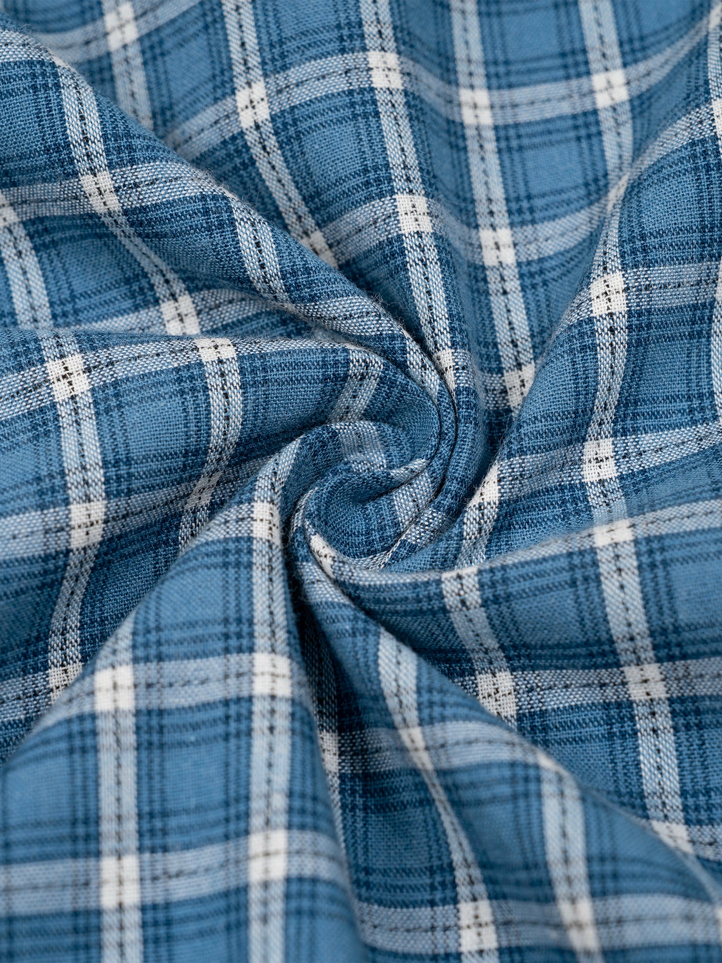 Saint Luciel Boxy Plaid Color Block Polo Shirt