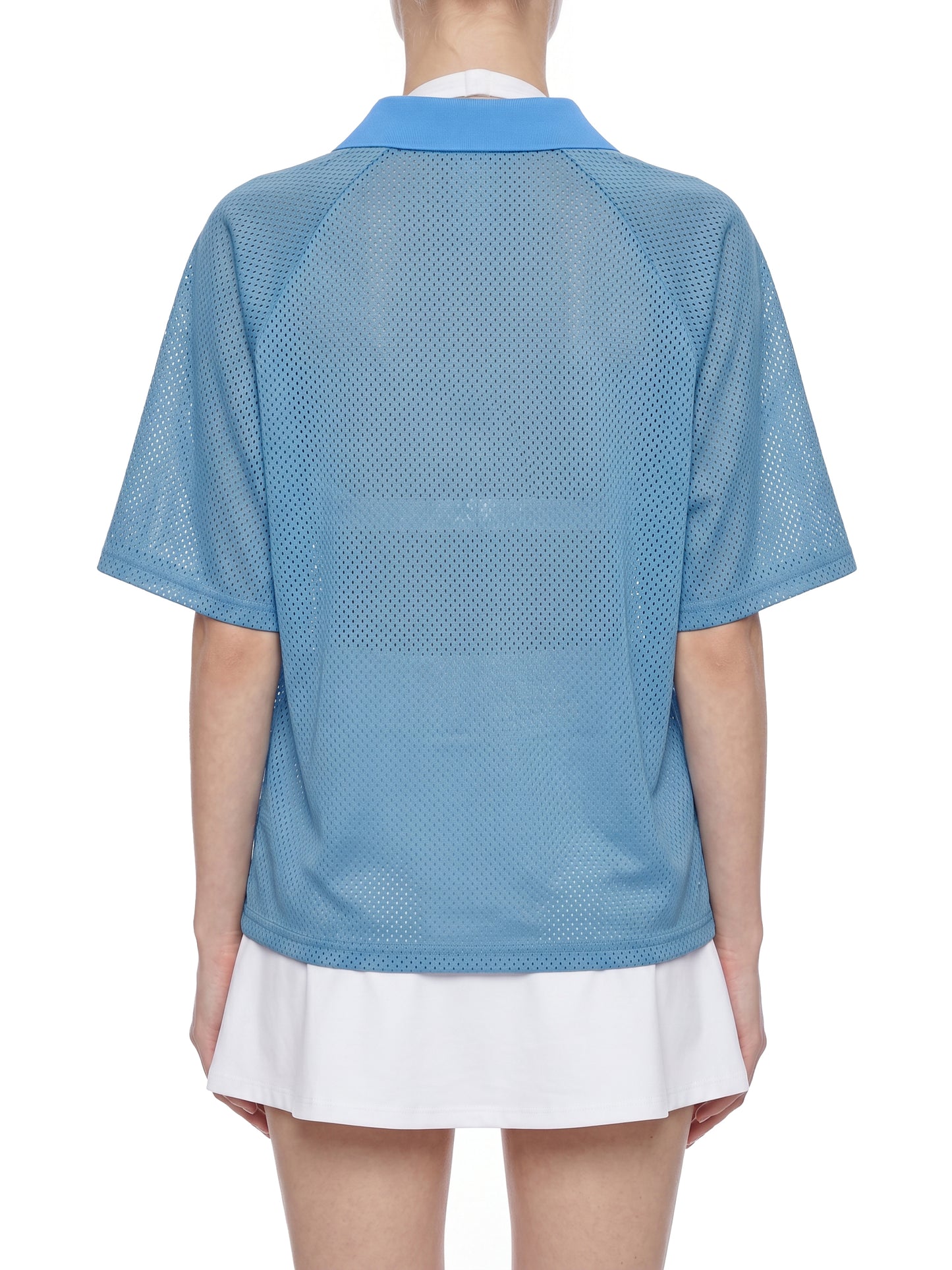 Saint Luciel Striped Mesh Boxy Soccer Jersey