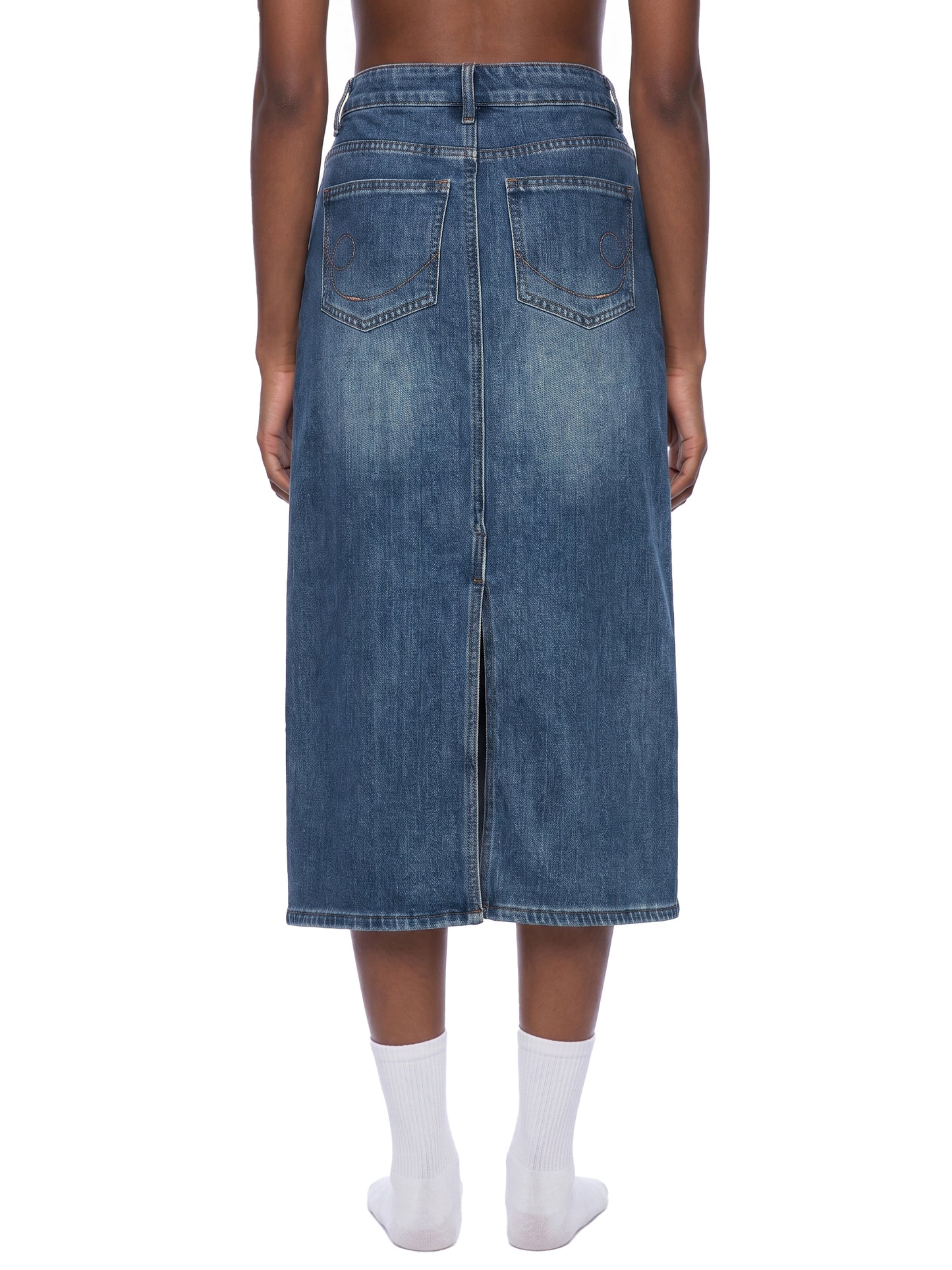 Saint Luciel Women’s Vintage Wash Denim Skirt