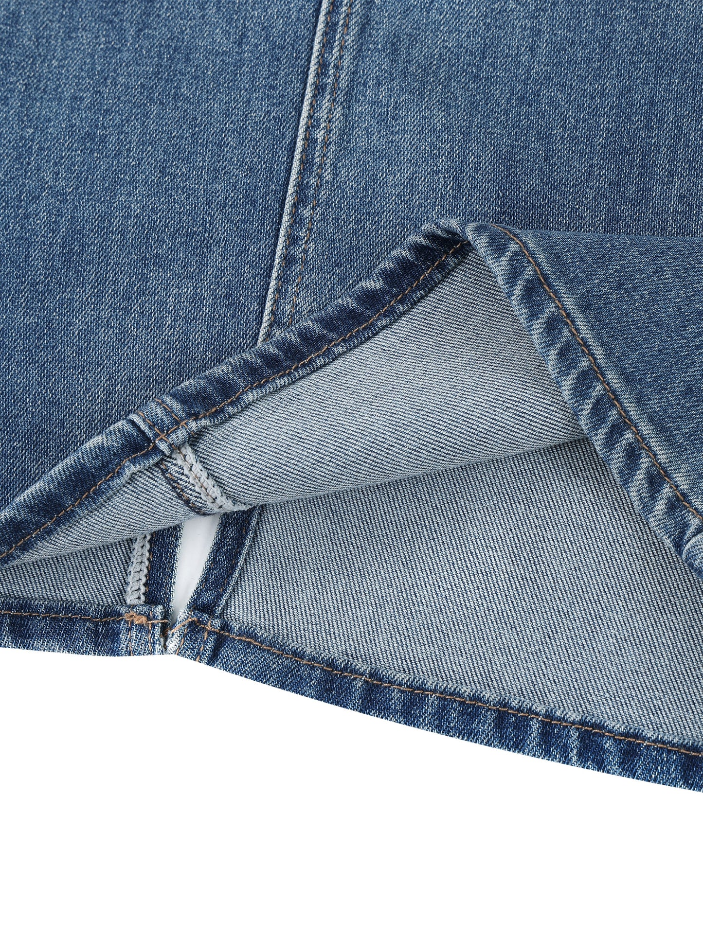 Saint Luciel Women’s Vintage Wash Denim Skirt