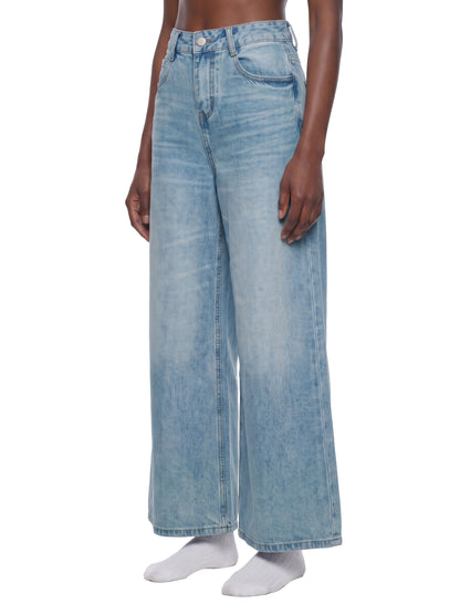 Saint Luciel Women’s Vintage Wash Wide Leg Jeans