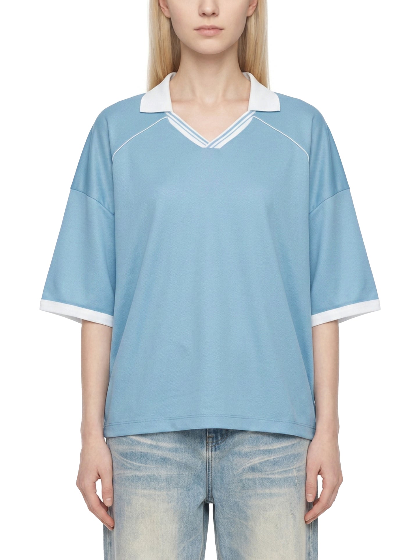 Saint Luciel Collared Piping Boxy Jersey