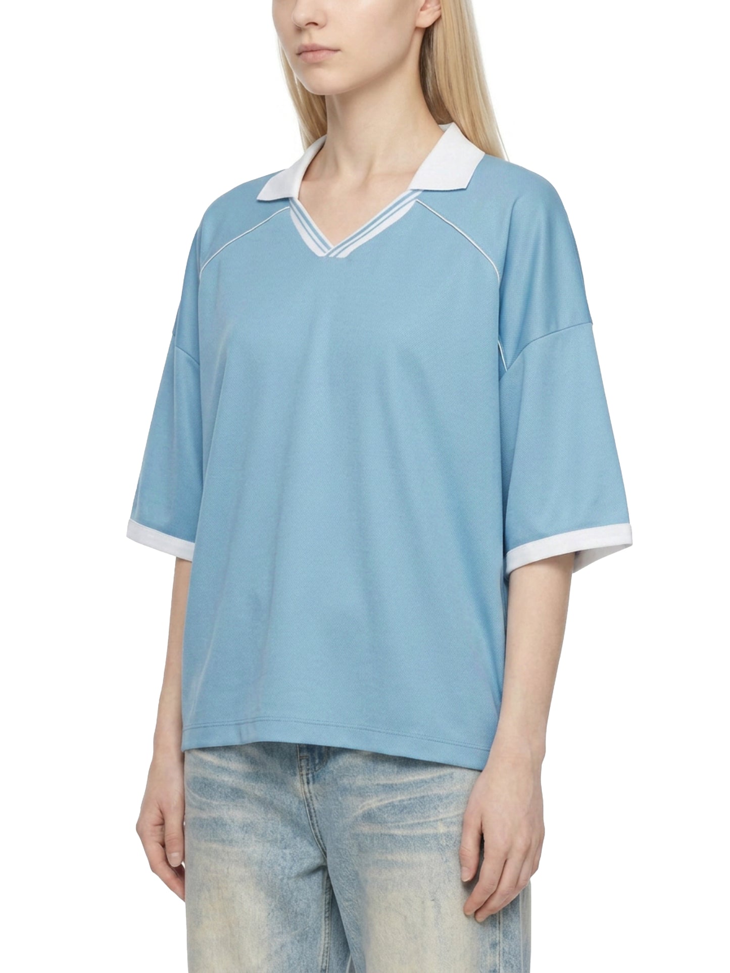 Saint Luciel Collared Piping Boxy Jersey