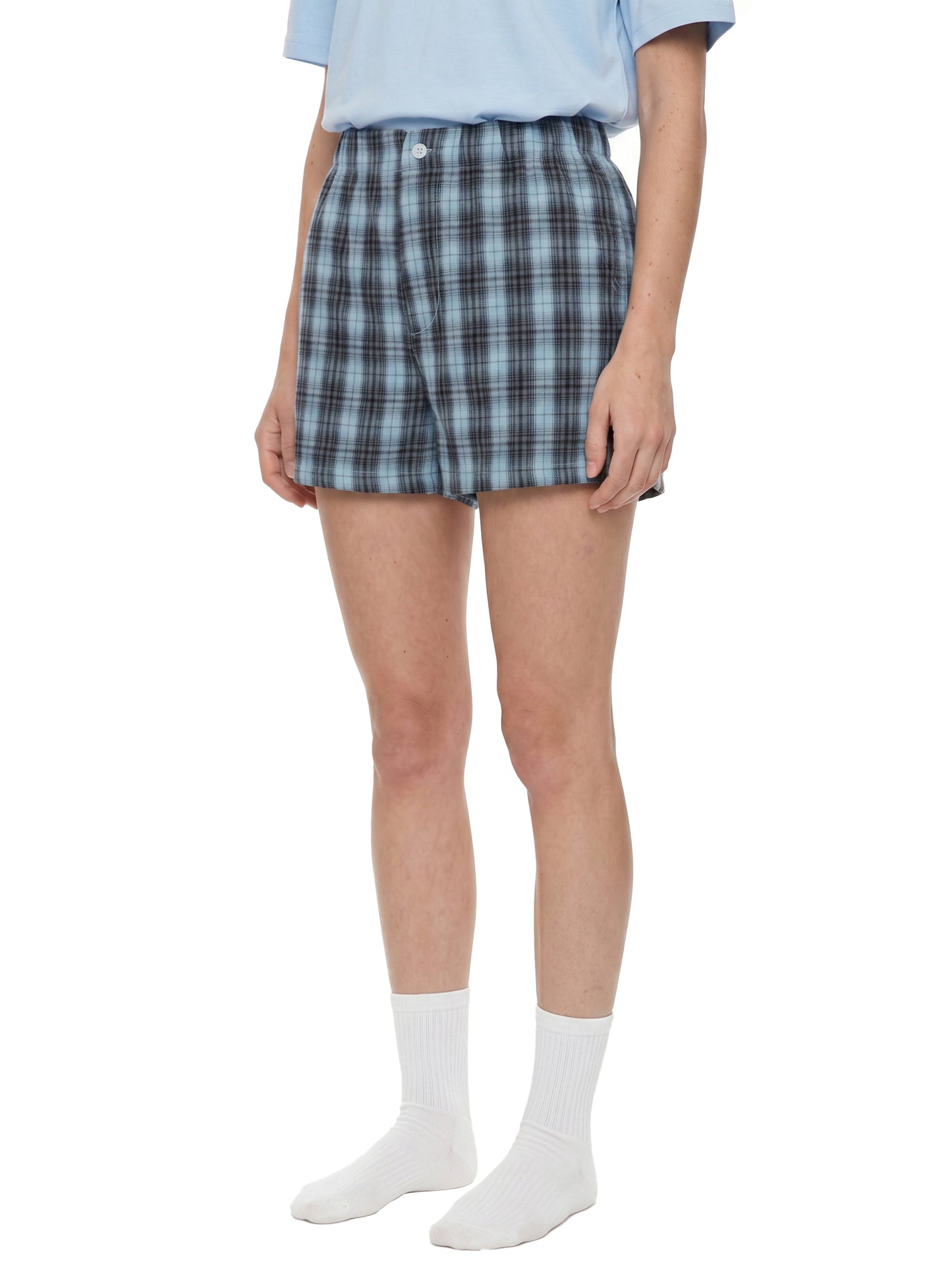 Saint Luciel Plaid Shorts