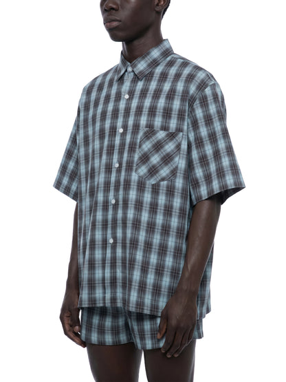 Saint Luciel Boxy Plaid Short Sleeve Shirt