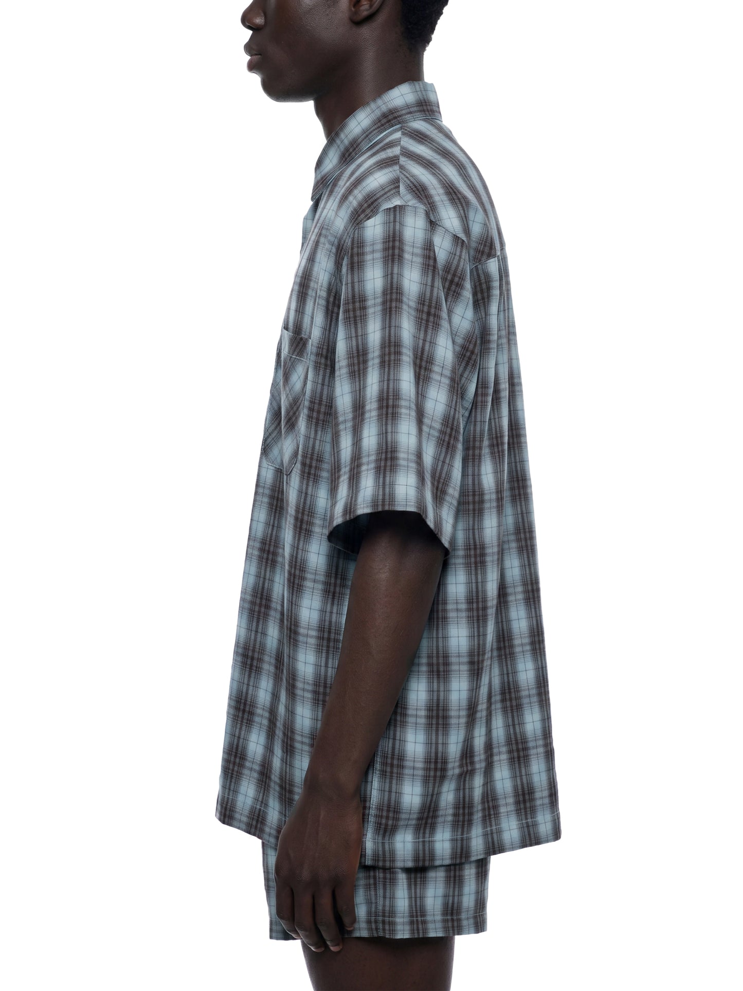Saint Luciel Boxy Plaid Short Sleeve Shirt