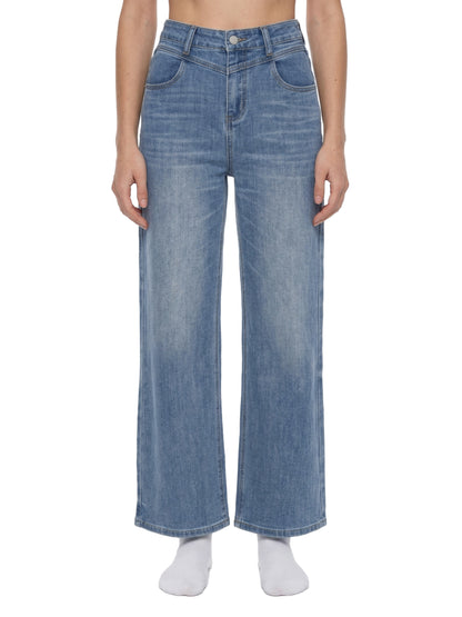 Saint Luciel Women’s Vintage Wash Wide Leg Jeans