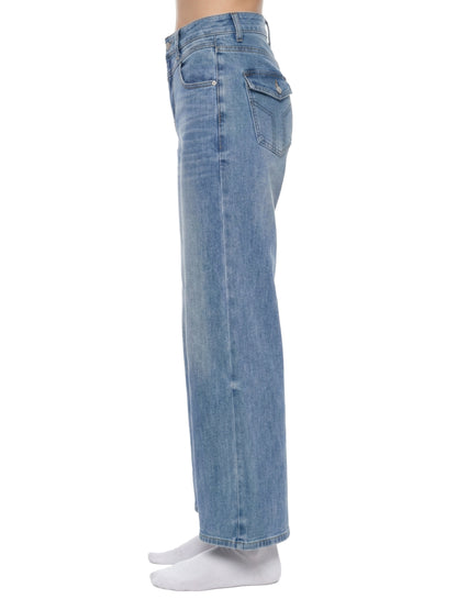 Saint Luciel Women’s Vintage Wash Wide Leg Jeans