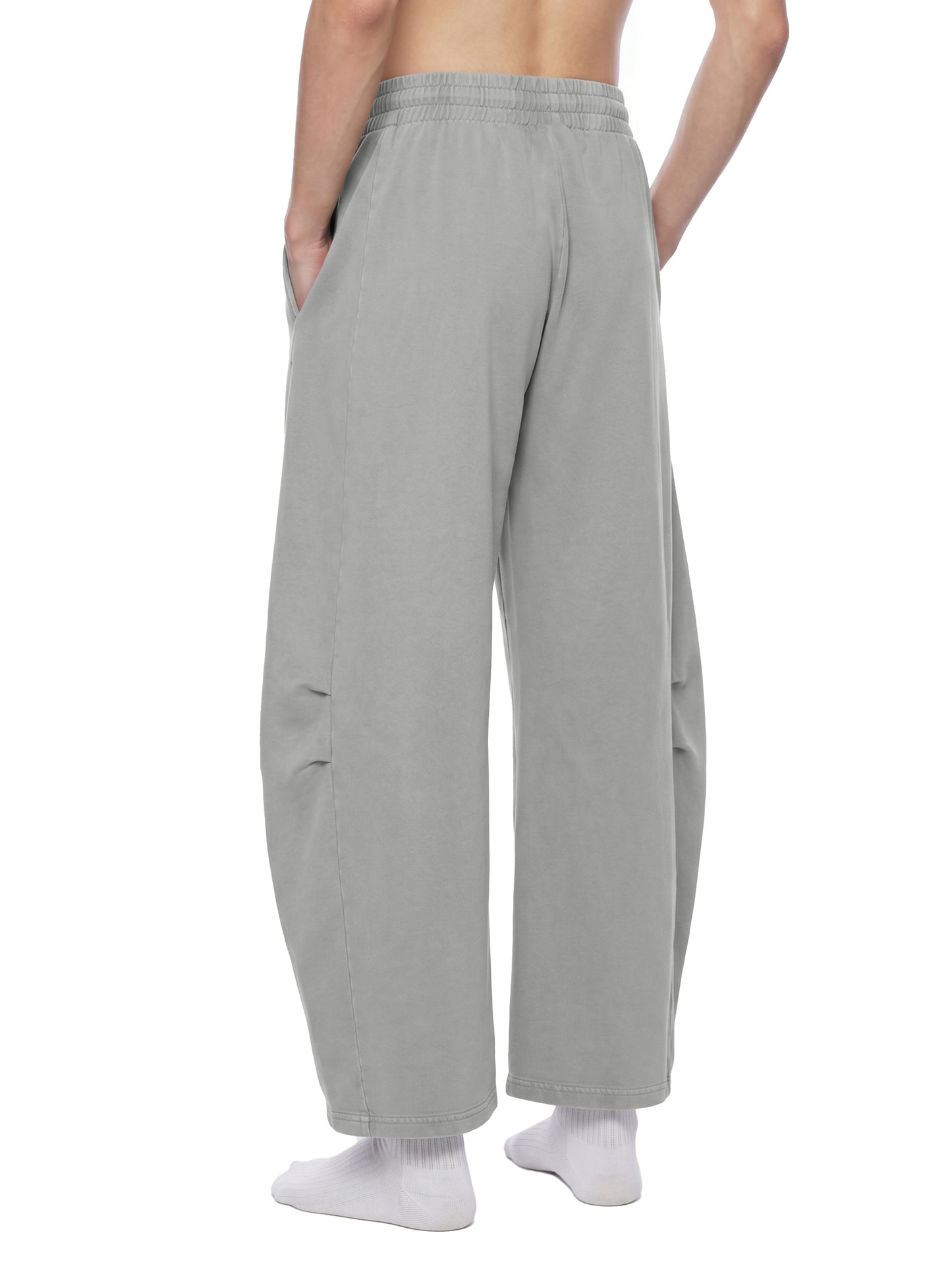 Saint Luciel Mineral Wash Barrel Leg Pants