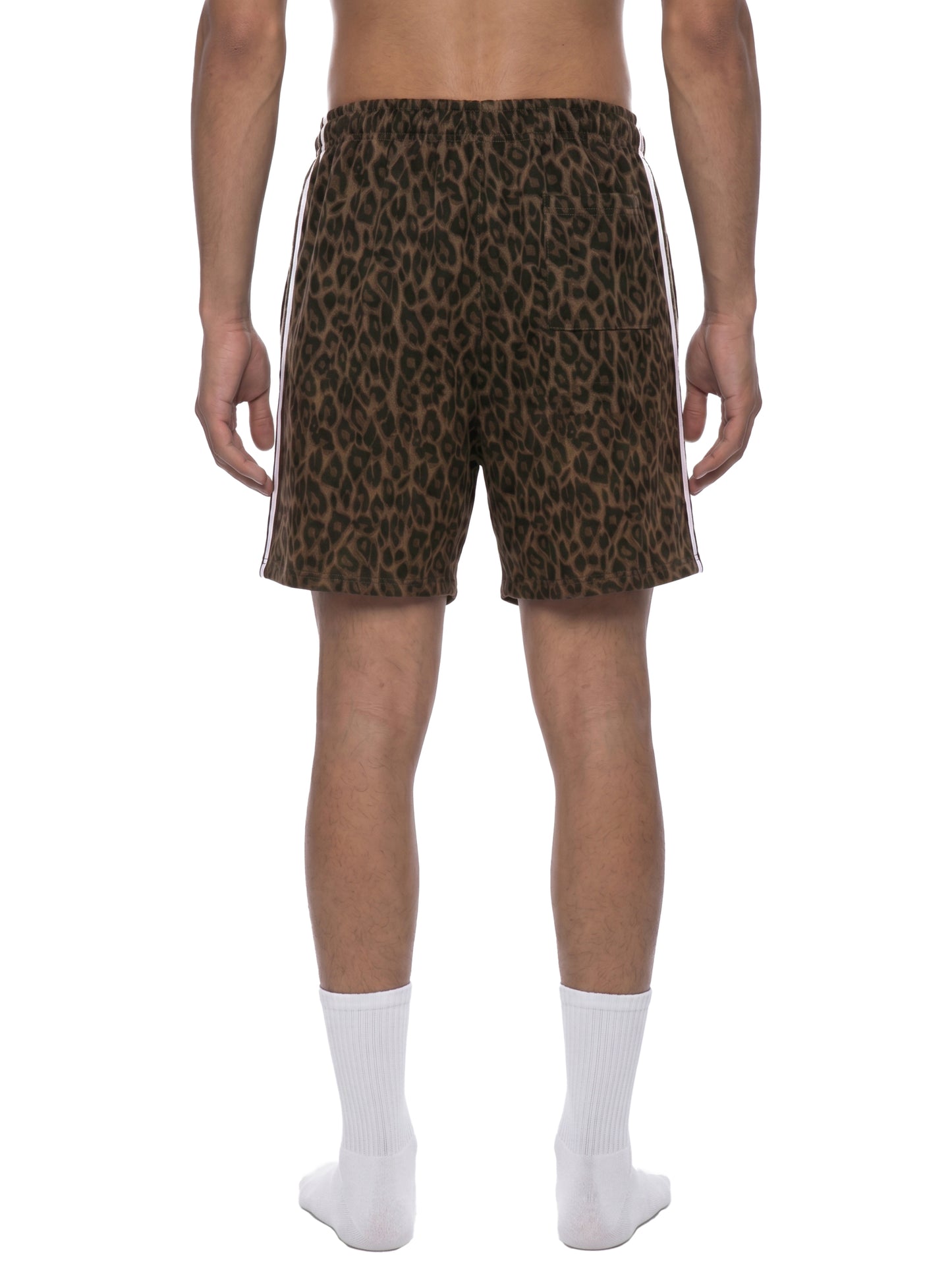 Saint Luciel Heavyweight Leopard Drawstring Shorts