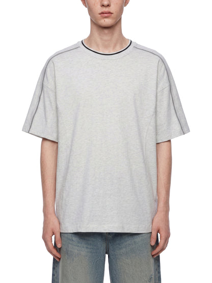 Saint Luciel Oversized Contrast Tape T-Shirt