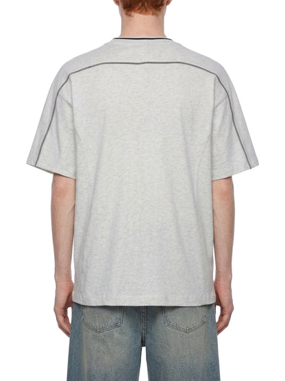 Saint Luciel Oversized Contrast Tape T-Shirt