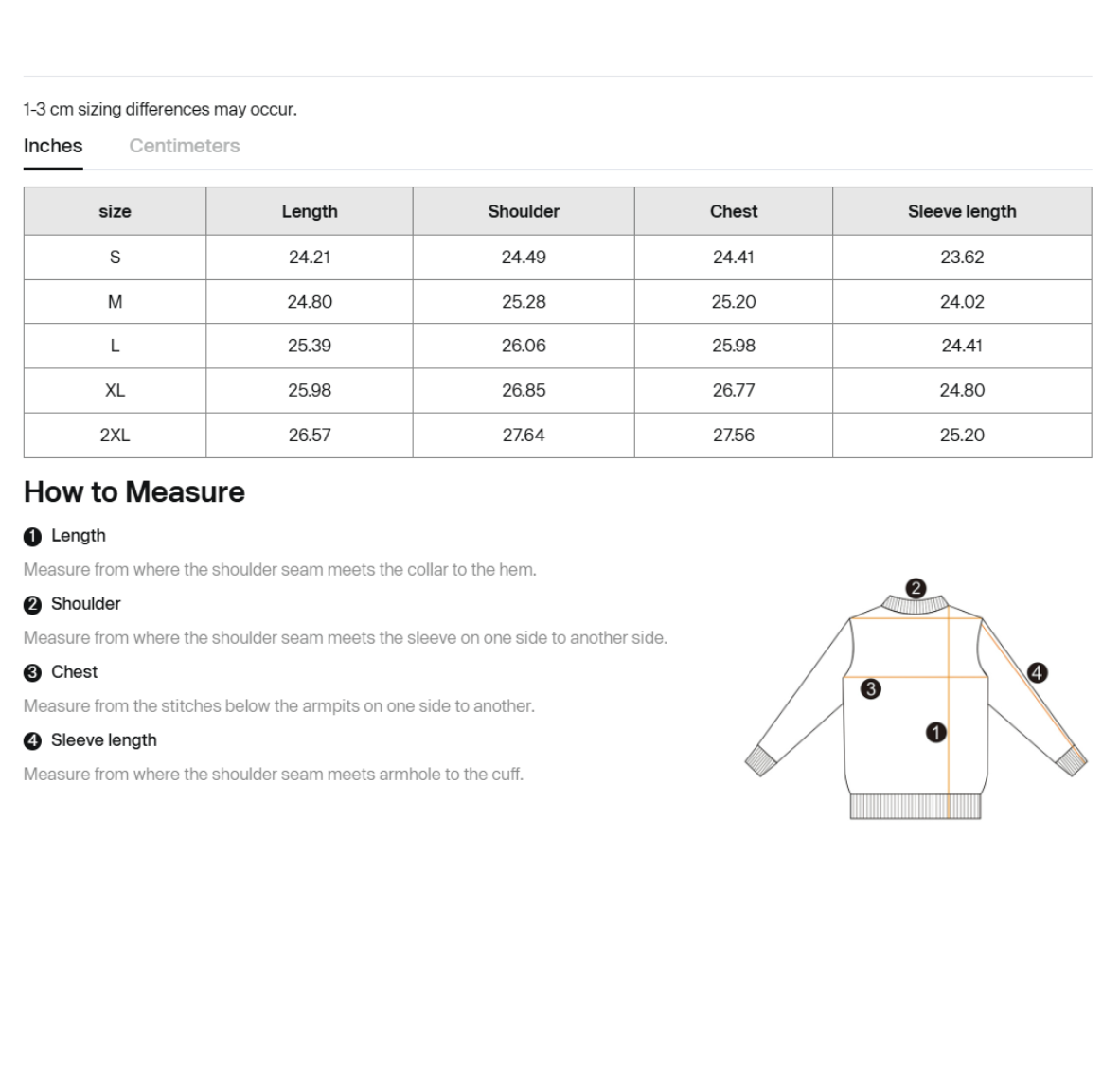Size guide