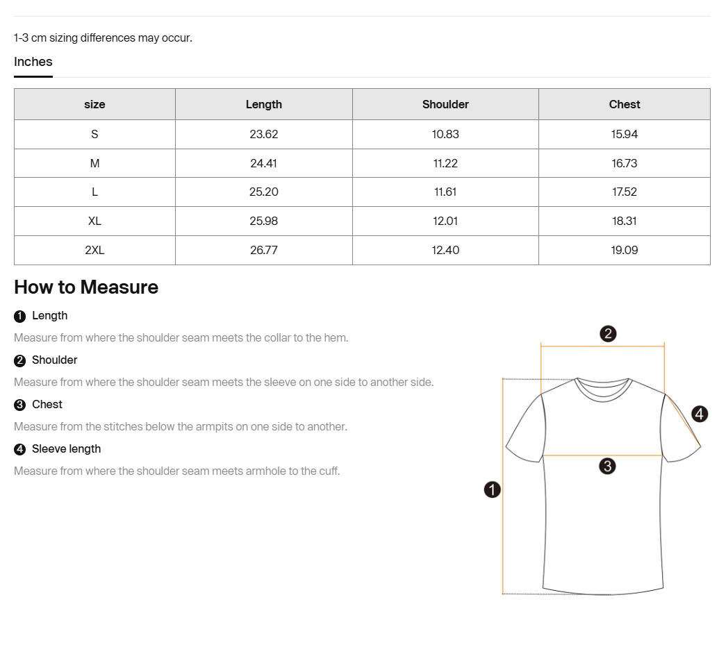 Size guide