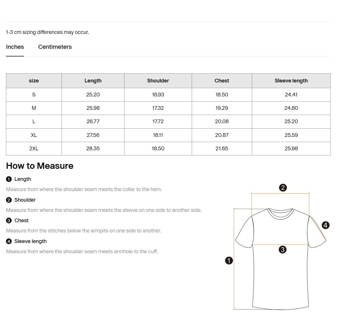 Size guide