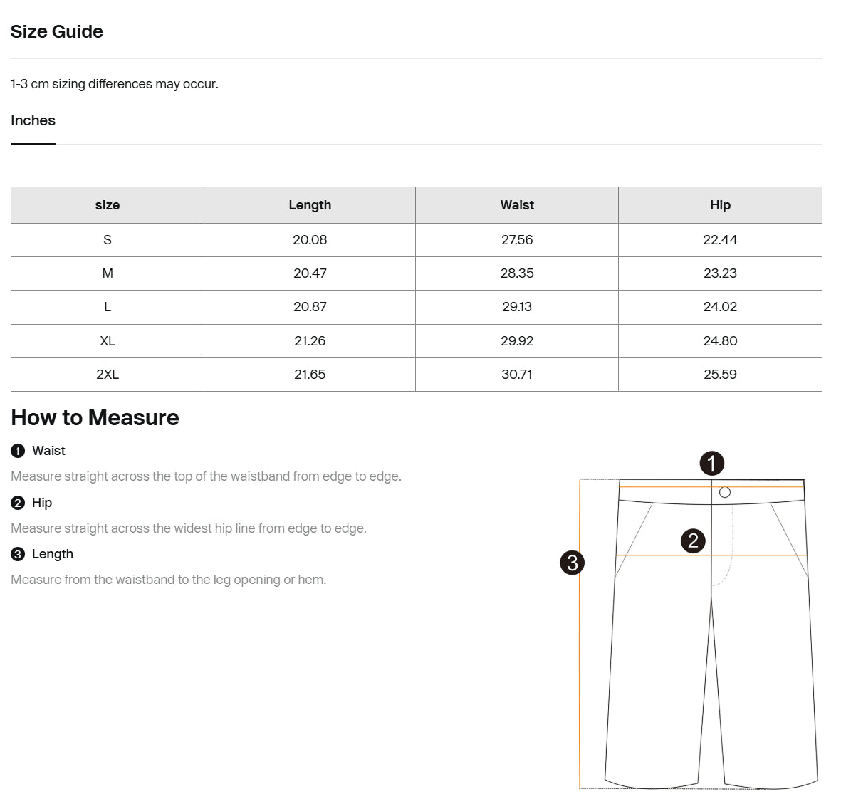 Size guide