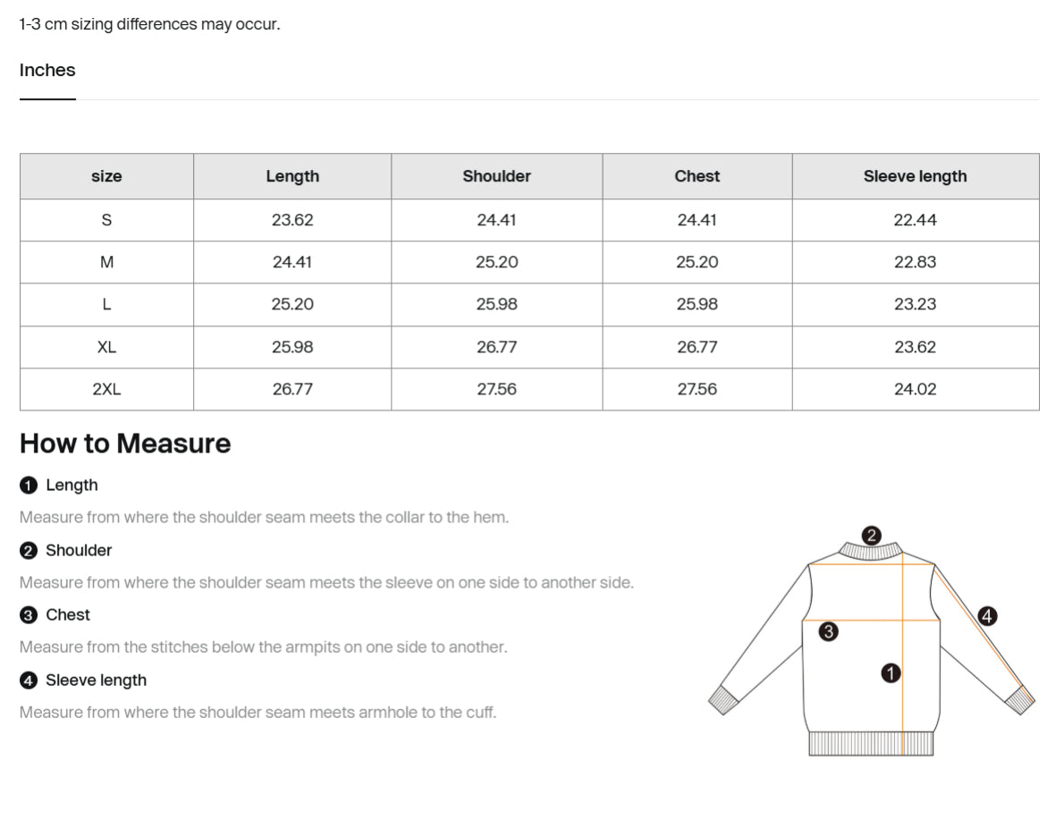 Size guide